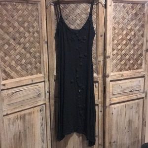 Ariella black knit tank dress